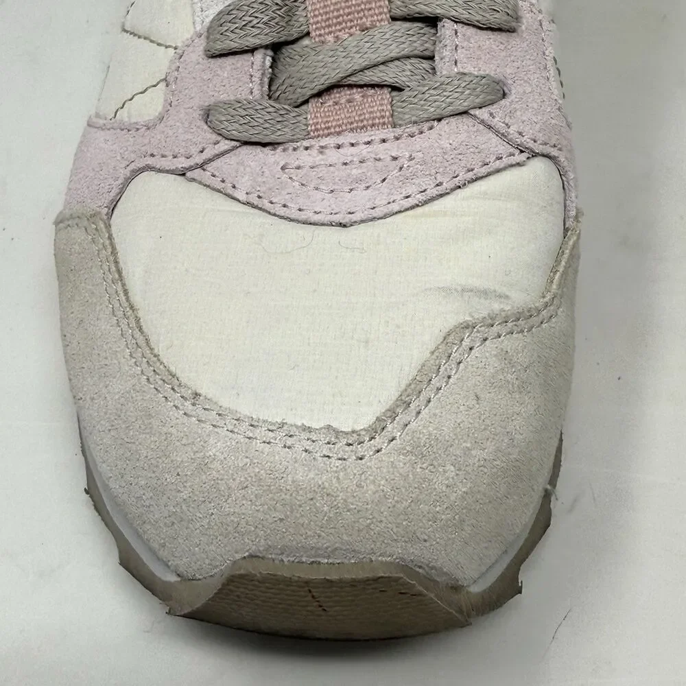 Merrell Alpine Shoes Womens 8.5 Oyster White Rose Pink Lace Up Sneakers